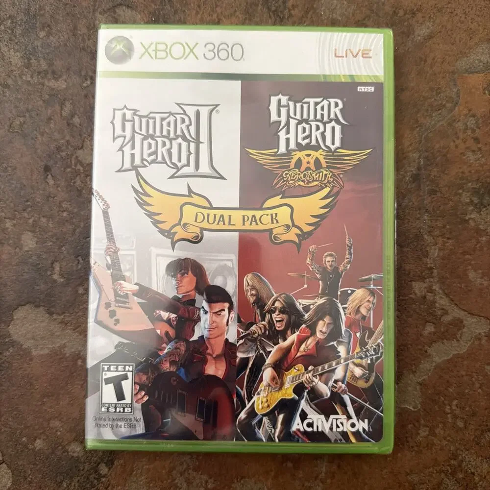 Guitar Hero II/Guitar Hero: Aerosmith Dual Pack (Microsoft Xbox 360, 2008)